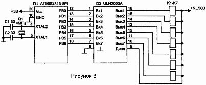 микросхема ULN2003A
