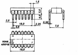 Корпус DIP-14