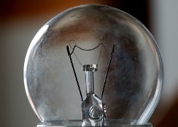 сгоревшая лампа накаливания