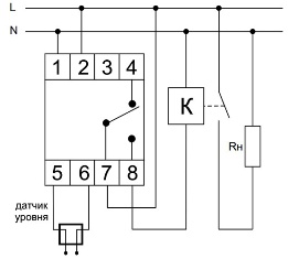 Схемы подключения реле PZ-828