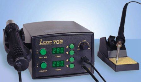 Внешний вид паяльной станции Lukey-702