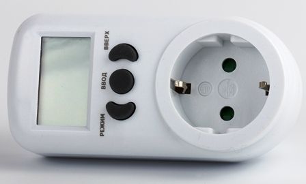 Счетчик потребляемой электроэнергии - ваттметр ROBITON PM-1