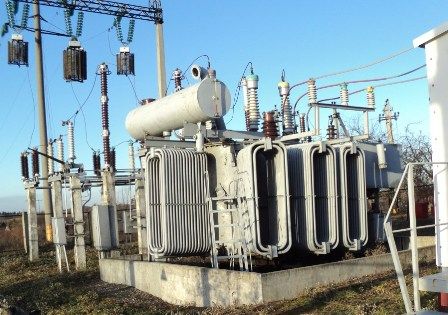 Вид трансформатора 110/10 удаленной подстанции