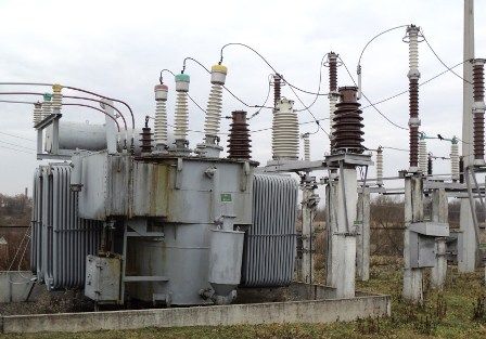 Вид трансформатора 110/10 удаленной подстанции