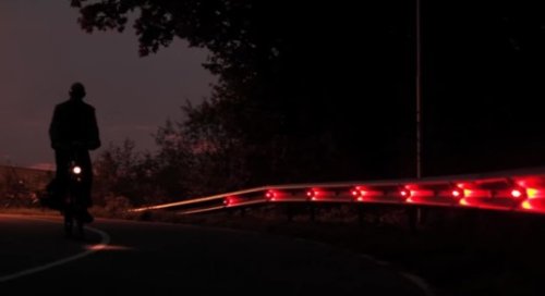 Освещение дороги от электроэнергии из растений