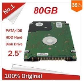 HDD объемом 80ГБ