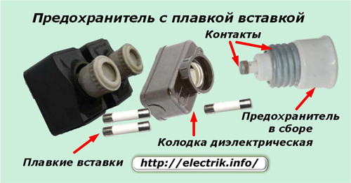 Предохранитель с плавкой вставкой