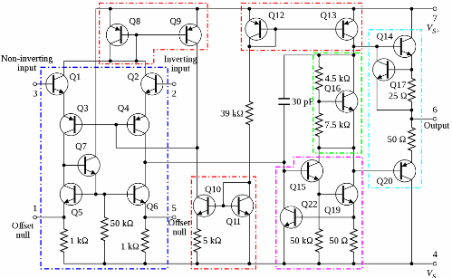 Операционный усилитель uA741