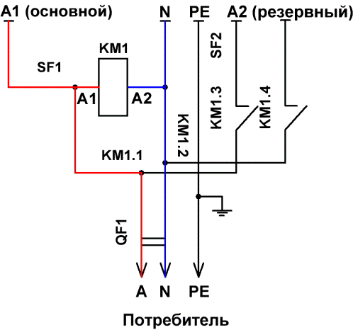 Работа модернизированной схемы