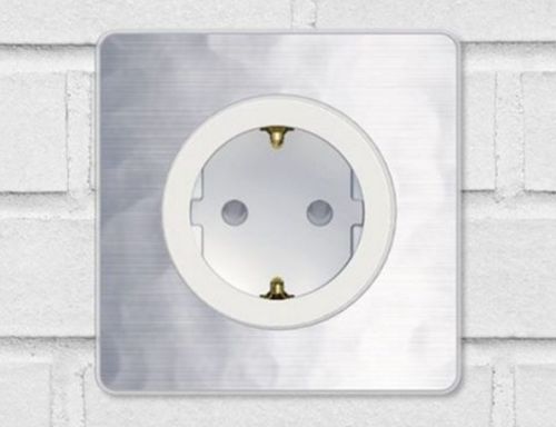 Schneider Electric Odace, рамка - алюминий martele