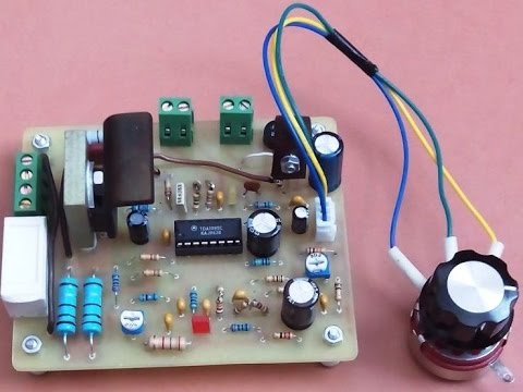 Регулятор оборотов коллекторного двигателя на TDA1085