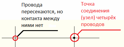 Контакт на схеме