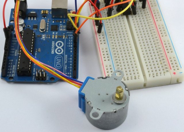 Arduino и шаговый двигатель