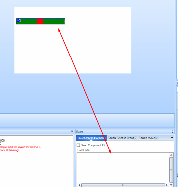 Работа в Nextion Editor