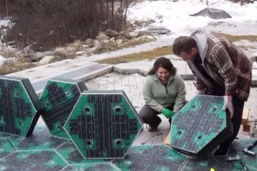 Элементы солнечной дороги Solar Roadways