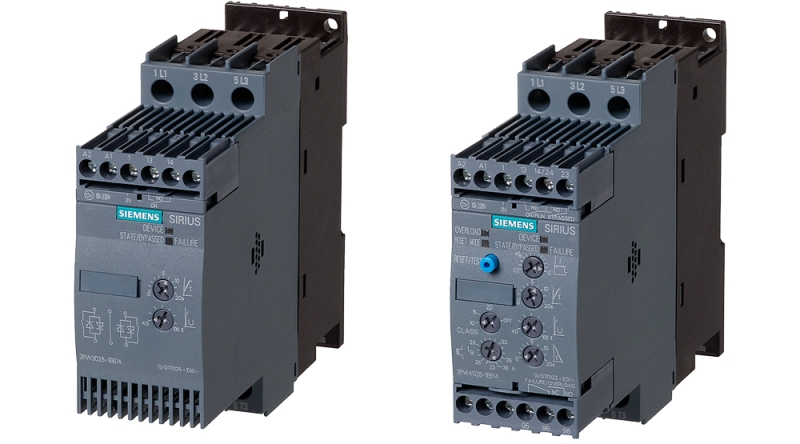 Устройства плавного пуска Sirius 3RW30 компании Siemens