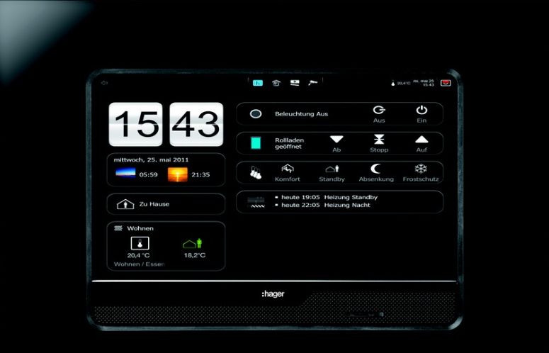 Еще один вариант управления умным домом — панель визуализации KNX Domovea